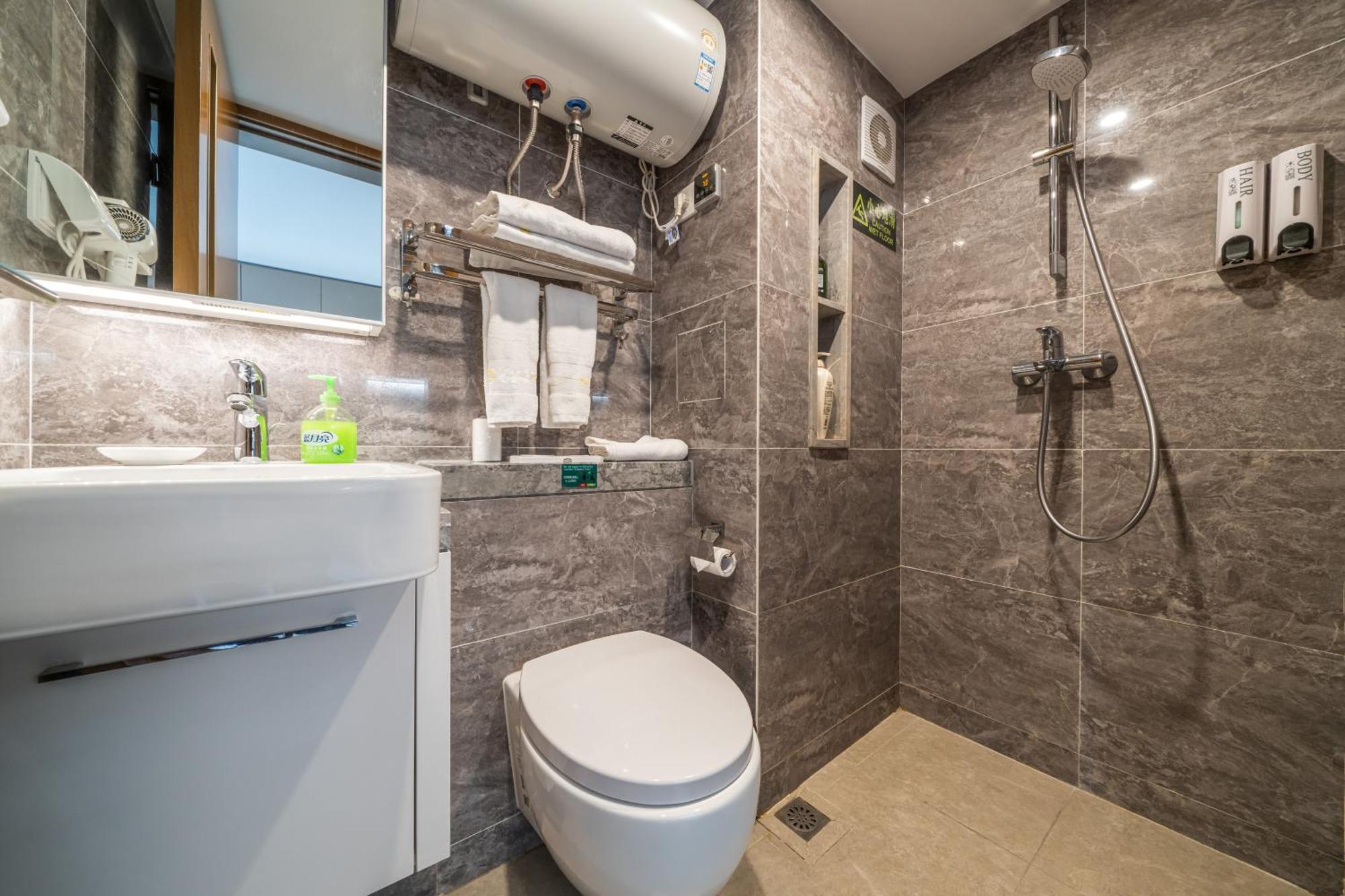 Gepai Executive Apartment - Shenzhen Futian Convention And Exhibition Center 外观 照片